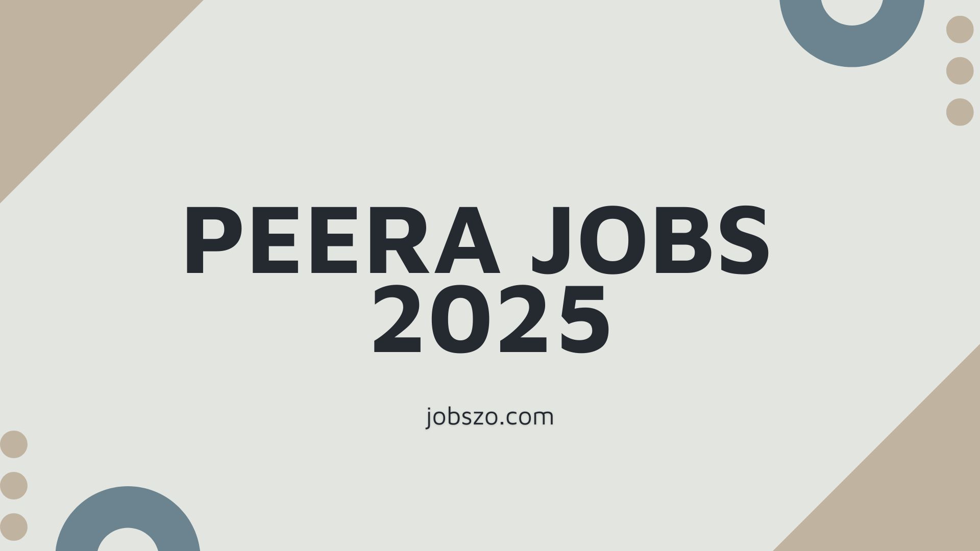 PEERA JOBS