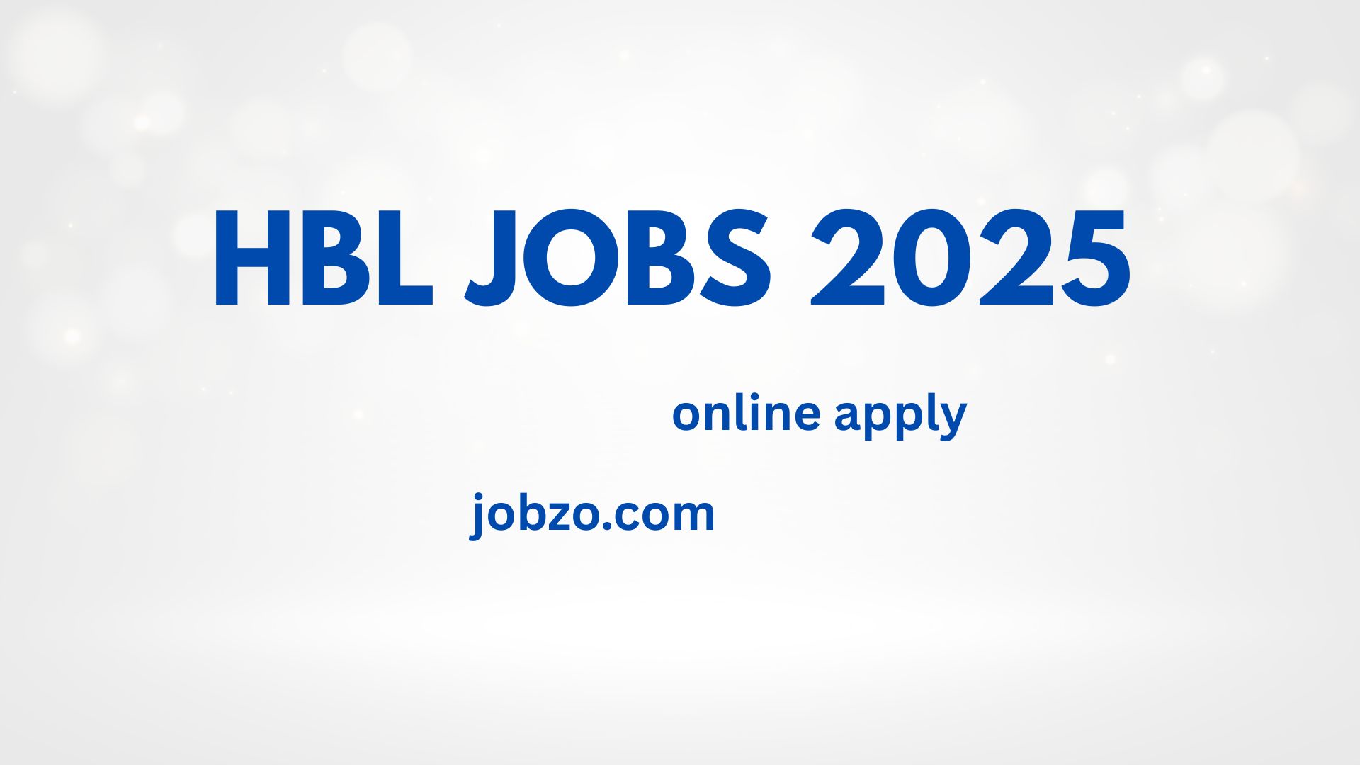 HBL Jobs