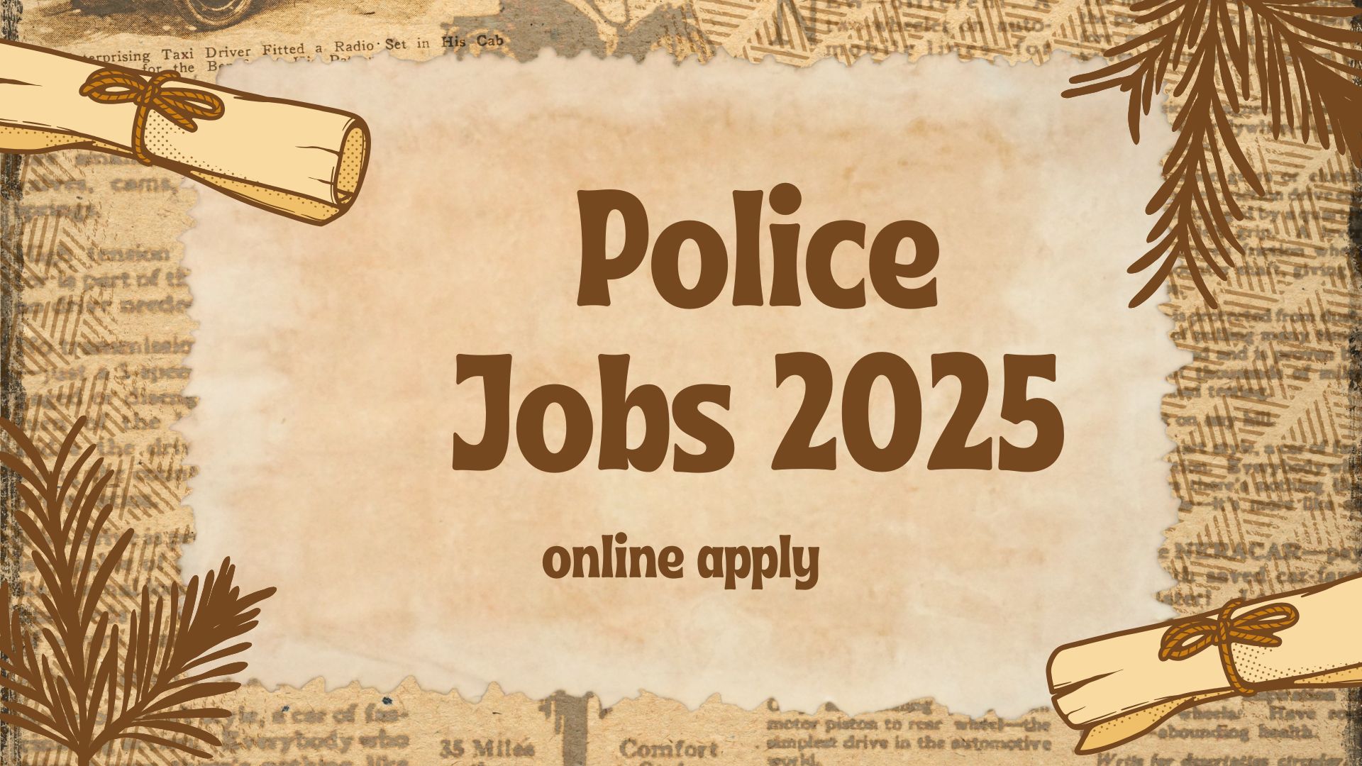 Police Jobs 2025